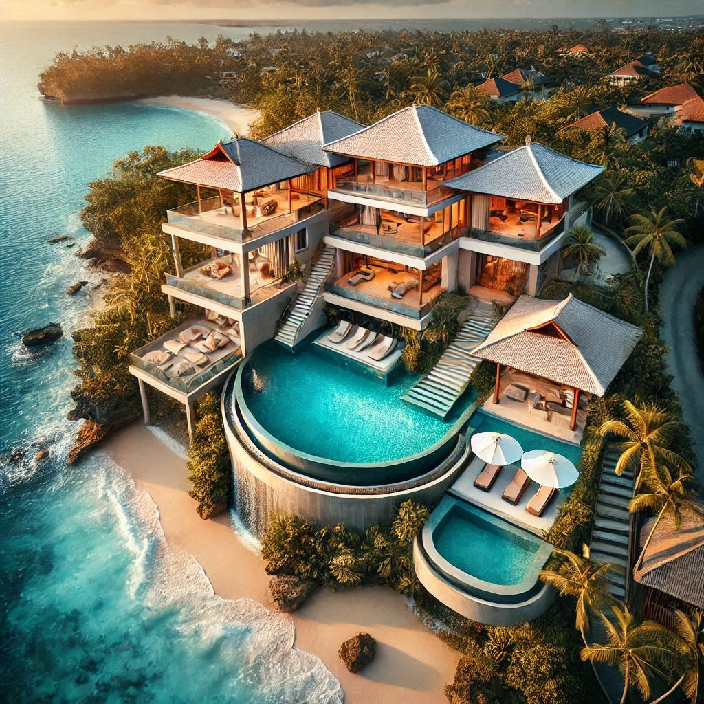 What is the difference between Freehold and Leasehold villas ownership type in Indonesia?