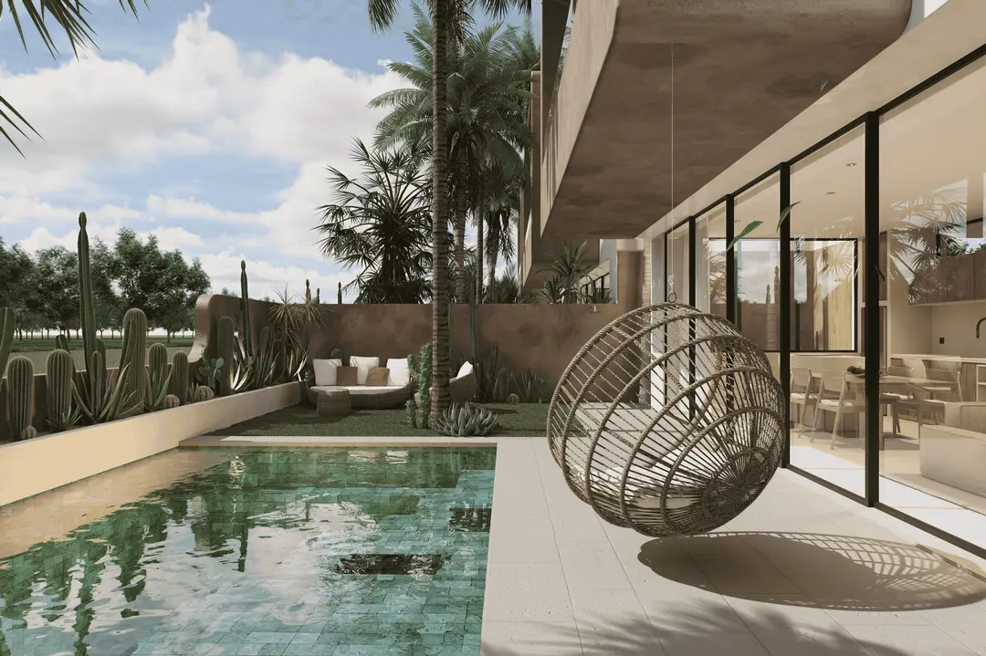 3 KAMAR TIDUR | ULUWATU. Villas in Bali for Sale: Vila di dalam Uluwatu, Bali untuk 280 Ribuan USD. Leasehold. Foto #7
