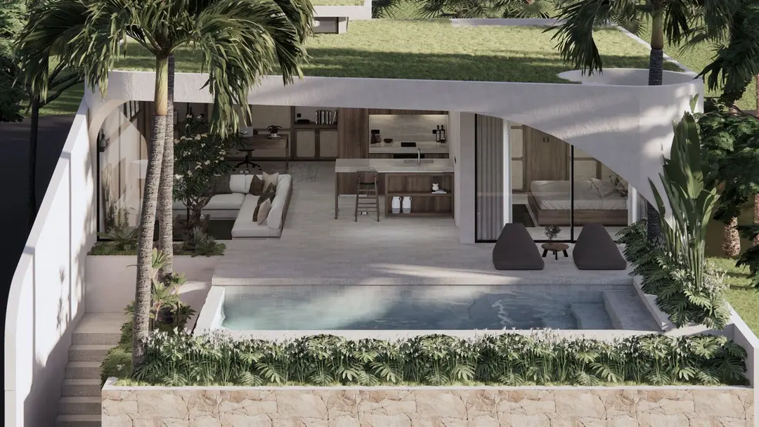 2 KAMAR TIDUR | ULUWATU. Villas in Bali for Sale: Вилла в Бингин, Балиан за 299 тыс. USD. Leasehold. Фото #11