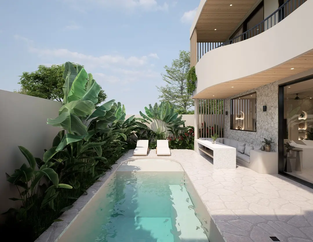 2 KAMAR TIDUR | ULUWATU. Villas in Bali for Sale: Vila di dalam Balangan, Bali untuk 273 Ribuan USD. Leasehold. Foto #14