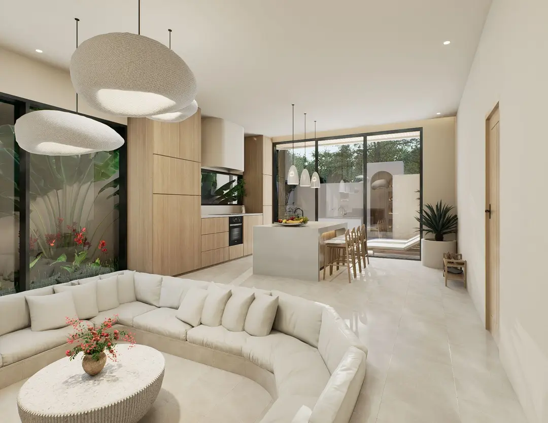 1 KAMAR TIDUR | ULUWATU. Villas in Bali for Sale: Vila di dalam Uluwatu, Bali untuk 169 Ribuan USD. Leasehold. Foto #7