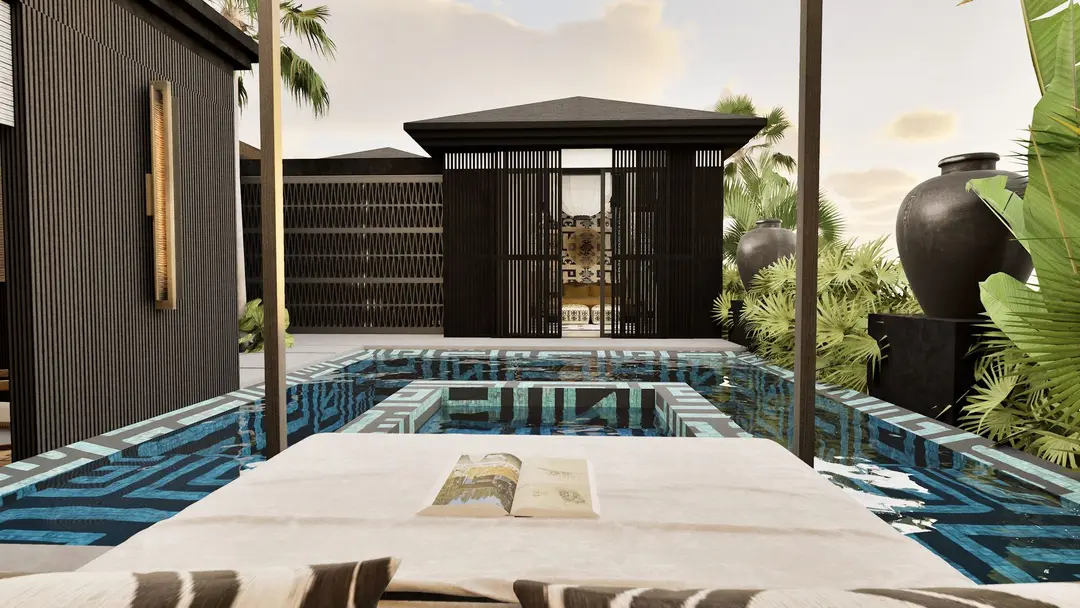 2 KAMAR TIDUR | ULUWATU. Villas in Bali for Sale: Vila di dalam Uluwatu, Bali untuk 433 Ribuan USD. Leasehold. Foto #6