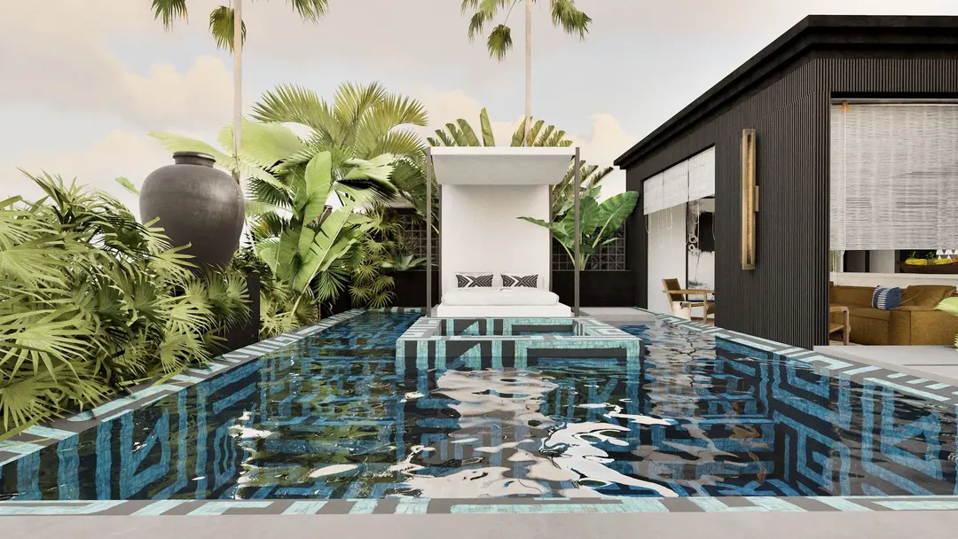 2 KAMAR TIDUR | ULUWATU. Villas in Bali for Sale: Vila di dalam Uluwatu, Bali untuk 433 Ribuan USD. Leasehold. Foto #5