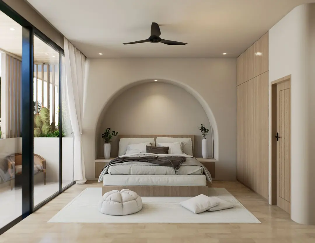 1 KAMAR TIDUR | ULUWATU. Villas in Bali for Sale: Vila di dalam Uluwatu, Bali untuk 169 Ribuan USD. Leasehold. Foto #4