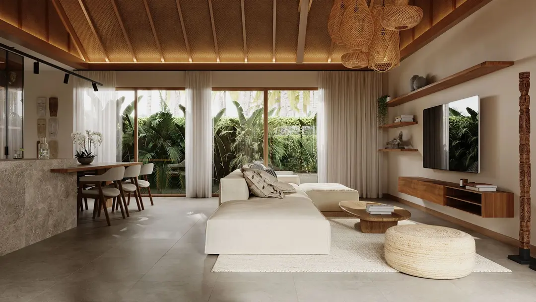 2 KAMAR TIDUR | UBUD. Villas in Bali for Sale: Vila di dalam Ubud, Bali untuk 264 Ribuan USD. Leasehold. Foto #7