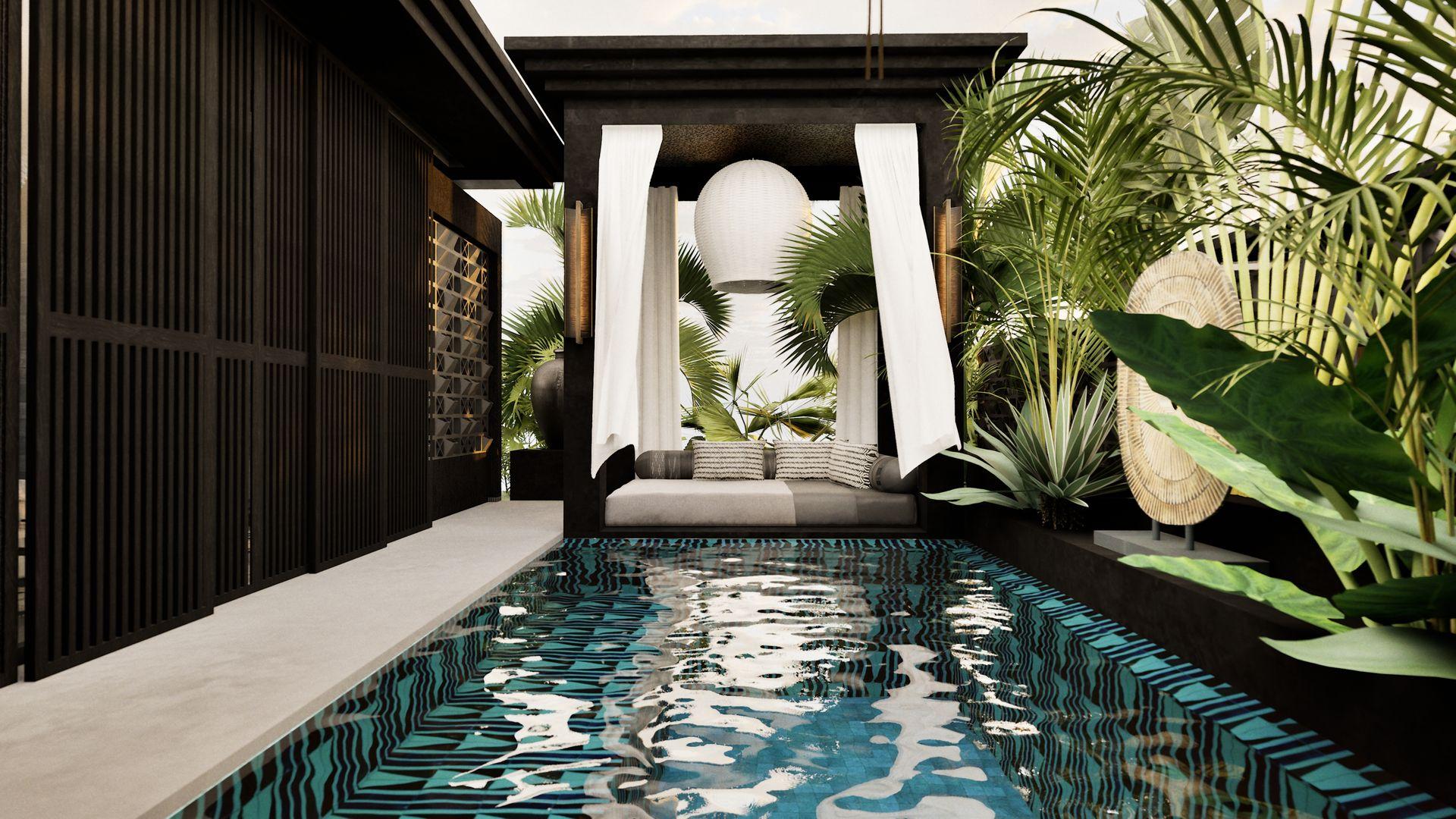 1 Kamar Tidur | Uluwatu. Villas in Bali for Sale: Vila di dalam Uluwatu, Bali untuk 307 Ribuan USD. Leasehold. Foto #1