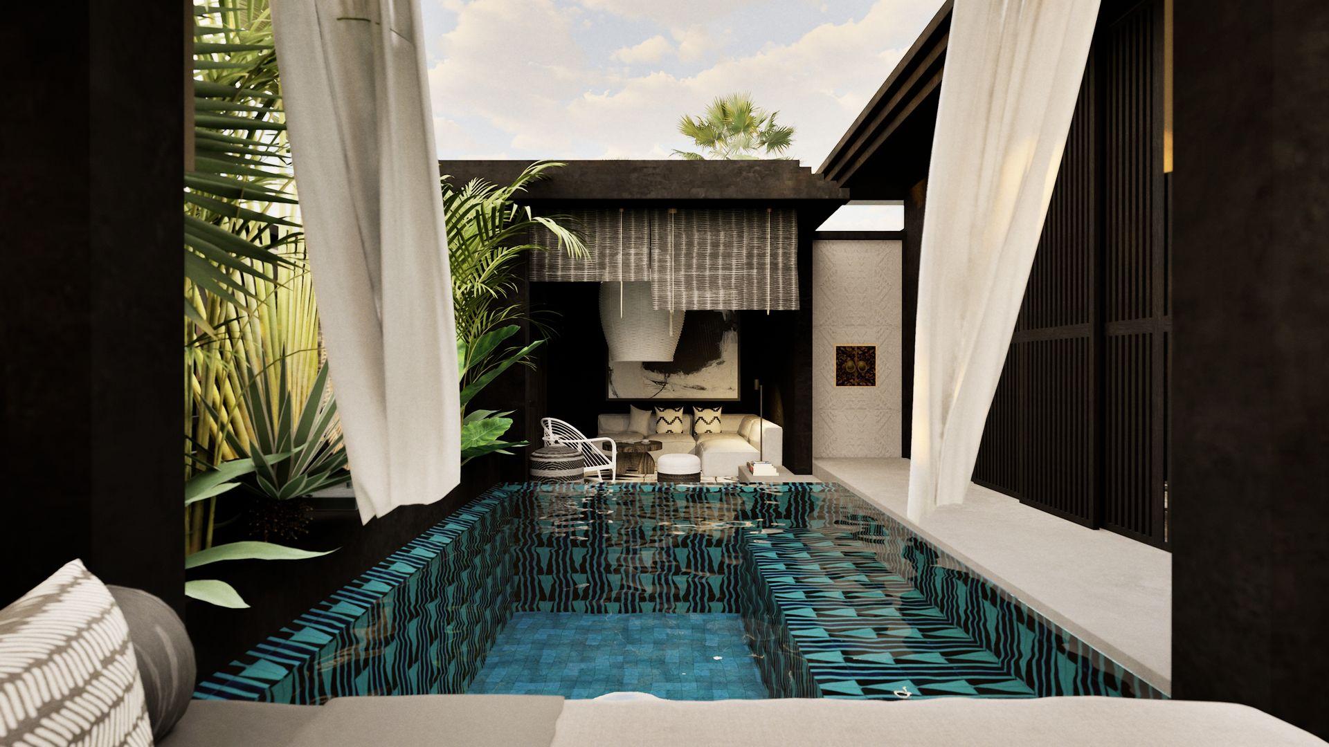 1 Kamar Tidur | Uluwatu. Villas in Bali for Sale: Vila di dalam Uluwatu, Bali untuk 307 Ribuan USD. Leasehold. Foto #4
