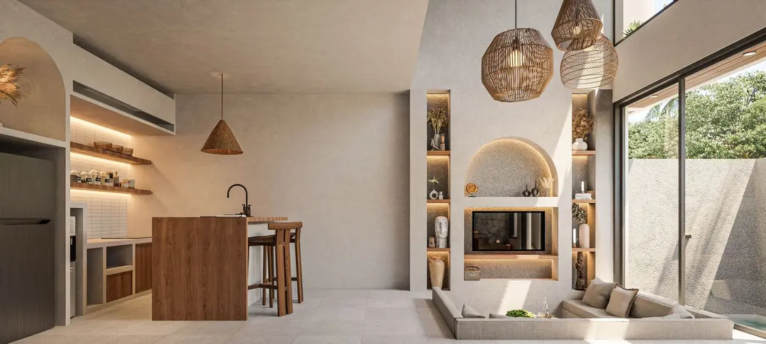 1 | 2 KAMAR TIDUR | ULUWATU. Villas in Bali for Sale: Вилла в Бингин, Балиан за 155 тыс. USD. Leasehold. Фото #6