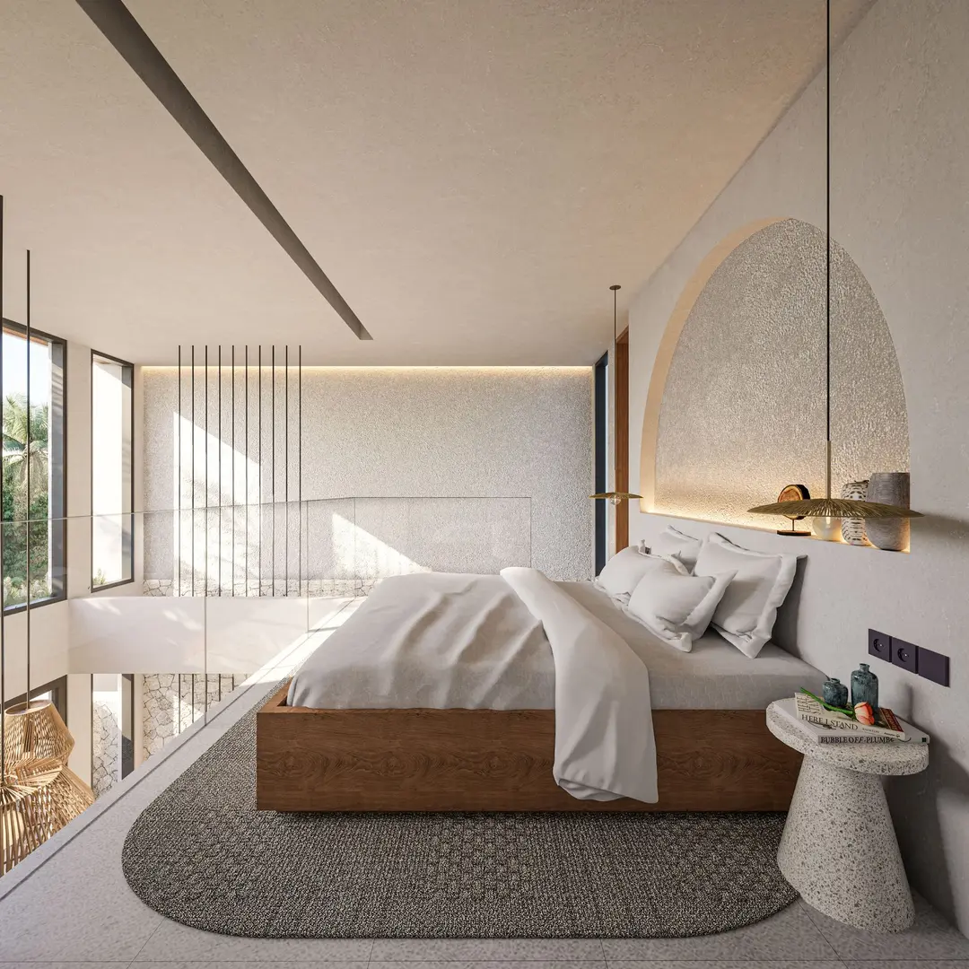 1 | 2 KAMAR TIDUR | ULUWATU. Villas in Bali for Sale: Вилла в Бингин, Балиан за 155 тыс. USD. Leasehold. Фото #4