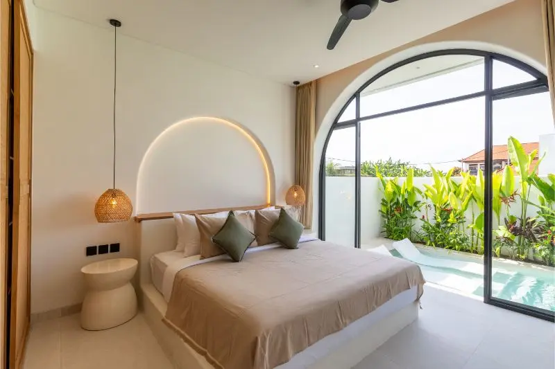3 KAMAR TIDUR | SESEH. Villas in Bali for Sale: Vila di dalam Seseh, Bali untuk 378 Ribuan USD. Leasehold. Foto #2