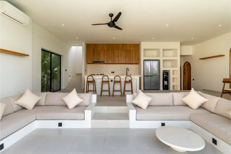 3 KAMAR TIDUR | SESEH. Villas in Bali for Sale: Vila di dalam Seseh, Bali untuk 378 Ribuan USD. Leasehold. Foto #7
