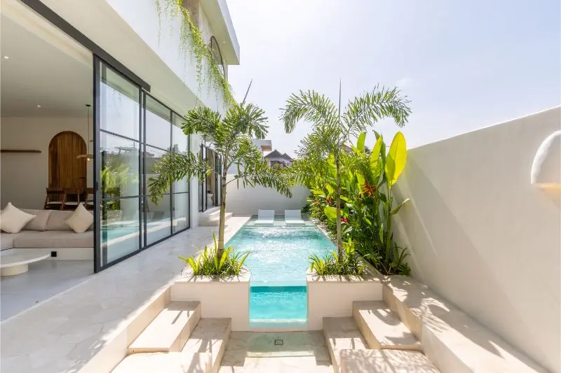 3 KAMAR TIDUR | SESEH. Villas in Bali for Sale: Vila di dalam Seseh, Bali untuk 378 Ribuan USD. Leasehold. Foto #9