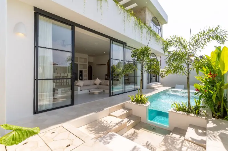 3 KAMAR TIDUR | SESEH. Villas in Bali for Sale: Vila di dalam Seseh, Bali untuk 378 Ribuan USD. Leasehold. Foto #8