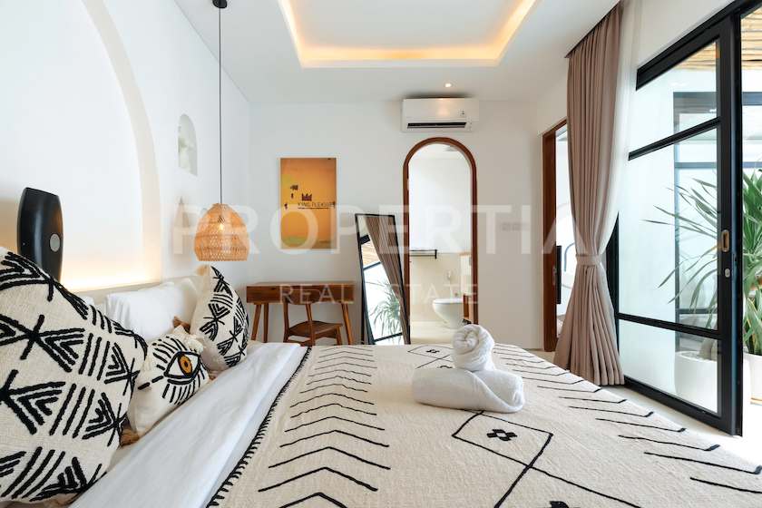 Amazing Tropical Villa Design In Pererenan. Villas in Bali for Sale: Вилла в Чангу, Балиан за 175 тыс. USD. Leasehold. Фото #2