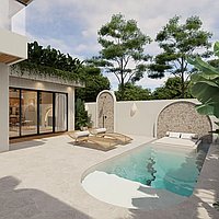 2 KAMAR TIDUR | ULUWATU | BALANGAN. Villas in Bali for Sale: Vila di dalam Balangan, Bali untuk 254 Ribuan USD. Leasehold. Pratinjau foto #10