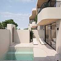 1 KAMAR TIDUR | ULUWATU. Villas in Bali for Sale: Vila di dalam Uluwatu, Bali untuk 169 Ribuan USD. Leasehold. Pratinjau foto #8