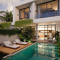 2 Kamar Tidur | Canggu. Villas in Bali for Sale: Villa in Canggu, Bali for 325 Thousands USD. Leasehold. Preview photo #4