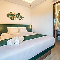 3 Kamar Tidur | Kerobokan. Villas in Bali for Sale: Вилла в Керобокан, Балиан за 400 тыс. USD. Leasehold. Предварительный просмотр фото #3