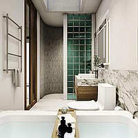 4 Kamar Tidur | Canggu. Villas in Bali for Sale: Vila di dalam Canggu, Bali untuk 600 Ribuan USD. Leasehold. Pratinjau foto #9