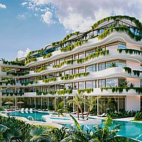 Ramada Encore Pandawa Hills. Villas in Bali for Sale: Апартаменты в Пандава, Балиан за 7,3 млн. RUB. Leasehold. Предварительный просмотр фото #1