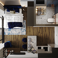 Elysium. Villas in Bali for Sale: Апартаменты в Переренан (Чангу), Балиан за 7,1 млн. RUB. Leasehold. Предварительный просмотр фото #1