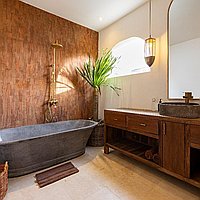 4 Kamar Tidur | Kerobokan. Villas in Bali for Sale: Вилла в Керобокан, Балиан за 480 тыс. USD. Leasehold. Предварительный просмотр фото #9