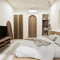 2 KAMAR TIDUR | ULUWATU. Villas in Bali for Sale: Villa in Pecatu, Bali for 184 Thousands USD. Leasehold. Preview photo #7
