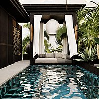 1 Kamar Tidur | Uluwatu. Villas in Bali for Sale: Vila di dalam Uluwatu, Bali untuk 307 Ribuan USD. Leasehold. Pratinjau foto #1