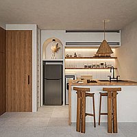 1 | 2 KAMAR TIDUR | ULUWATU. Villas in Bali for Sale: Вилла в Бингин, Балиан за 155 тыс. USD. Leasehold. Предварительный просмотр фото #5