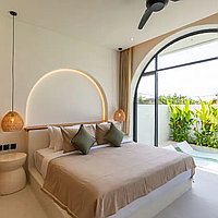 3 KAMAR TIDUR | SESEH. Villas in Bali for Sale: Vila di dalam Seseh, Bali untuk 378 Ribuan USD. Leasehold. Pratinjau foto #2