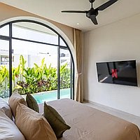3 KAMAR TIDUR | SESEH. Villas in Bali for Sale: Vila di dalam Seseh, Bali untuk 378 Ribuan USD. Leasehold. Pratinjau foto #4