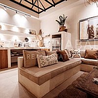 Beautiful Modern Bohemian Villa In Berawa. Villas in Bali for Sale: Вилла в Берава (Чангу), Балиан за 248 тыс. USD. Leasehold. Предварительный просмотр фото #2