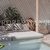 Beautiful Modern Bohemian Villa In Berawa. Villas in Bali for Sale: Вилла в Берава (Чангу), Балиан за 248 тыс. USD. Leasehold. Предварительный просмотр фото #17