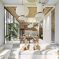 Freehold, Elegant Design Three-Bedroom Villa with Rooftop Lounge Near Balangan Beach. Villas in Bali for Sale: Вилла в Баланган, Балиан за 338 тыс. USD. Freehold. Предварительный просмотр фото #2