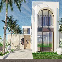 Freehold, Elegant Design Three-Bedroom Villa with Rooftop Lounge Near Balangan Beach. Villas in Bali for Sale: Вилла в Баланган, Балиан за 338 тыс. USD. Freehold. Предварительный просмотр фото #9