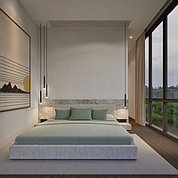 Brand New Modern Two-Bedroom Villas in The Heart of Balangan Beach. Villas in Bali for Sale: Vila di dalam Balangan, Bali untuk 3,2 Miliar IDR. Leasehold. Pratinjau foto #10