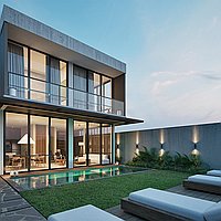 Brand New Modern Two-Bedroom Villas in The Heart of Balangan Beach. Villas in Bali for Sale: Vila di dalam Balangan, Bali untuk 3,2 Miliar IDR. Leasehold. Pratinjau foto #1