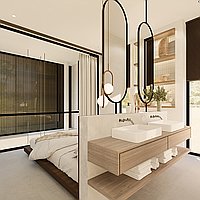 Two-Bedroom Villa – Brand New, Off-Plan High Return Investment Opportunity in Bingin. Villas in Bali for Sale: Вилла в Бингин, Балиан за 4,6 млрд. IDR. Leasehold. Предварительный просмотр фото #9