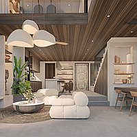 Two-Bedroom Villa – Brand New, Off-Plan High Return Investment Opportunity in Bingin. Villas in Bali for Sale: Вилла в Бингин, Балиан за 4,6 млрд. IDR. Leasehold. Предварительный просмотр фото #11