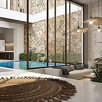 Elegant Long-Lease Two-Bedroom Villa with Rooftop Lounge, Minutes from Bingin Beach. Villas in Bali for Sale: Вилла в Бингин, Балиан за 389 тыс. USD. Leasehold. Предварительный просмотр фото #2