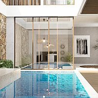 Elegant Long-Lease Two-Bedroom Villa with Rooftop Lounge, Minutes from Bingin Beach. Villas in Bali for Sale: Вилла в Бингин, Балиан за 389 тыс. USD. Leasehold. Предварительный просмотр фото #1