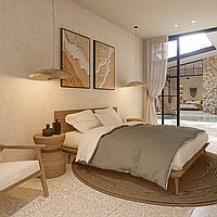 High ROI Potential: Five-Bedroom Villa with European Tropical Flair, Near Bingin Beach. Villas in Bali for Sale: Вилла в Бингин, Балиан за 625 тыс. USD. Leasehold. Предварительный просмотр фото #6