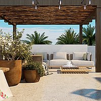 Stylish Two-Bedroom Villa with Rooftop Lounge Steps Away from Bingin Beach. Villas in Bali for Sale: Вилла в Бингин, Балиан за 380 тыс. USD. Freehold. Предварительный просмотр фото #1