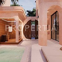 Tropical Moroccan Style Villa In Bingin. Villas in Bali for Sale: Вилла в Бингин, Балиан за 17,0 млн. RUB. Leasehold. Предварительный просмотр фото #1