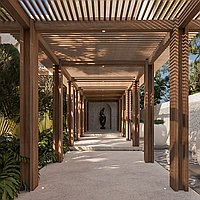 Discover three-bedroom mediterranean villa in Pererenan. Villas in Bali for Sale: Вилла в Чангу, Балиан за 782 тыс. USD. Leasehold. Предварительный просмотр фото #3