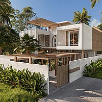 Discover three-bedroom mediterranean villa in Pererenan. Villas in Bali for Sale: Вилла в Чангу, Балиан за 782 тыс. USD. Leasehold. Предварительный просмотр фото #2