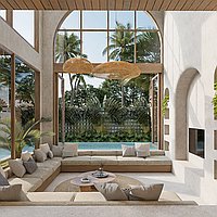 Discover three-bedroom mediterranean villa in Pererenan. Villas in Bali for Sale: Вилла в Чангу, Балиан за 782 тыс. USD. Leasehold. Предварительный просмотр фото #4