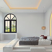 Two-Bedroom Mediterranean Villa with Rice Field Scenery in Canggu. Villas in Bali for Sale: Вилла в Чангу, Балиан за 231 тыс. USD. Leasehold. Предварительный просмотр фото #7