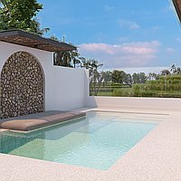 Two-Bedroom Mediterranean Villa with Rice Field Scenery in Canggu. Villas in Bali for Sale: Вилла в Чангу, Балиан за 231 тыс. USD. Leasehold. Предварительный просмотр фото #11