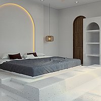 Two-Bedroom Mediterranean Villa with Rice Field Scenery in Canggu. Villas in Bali for Sale: Вилла в Чангу, Балиан за 231 тыс. USD. Leasehold. Предварительный просмотр фото #8